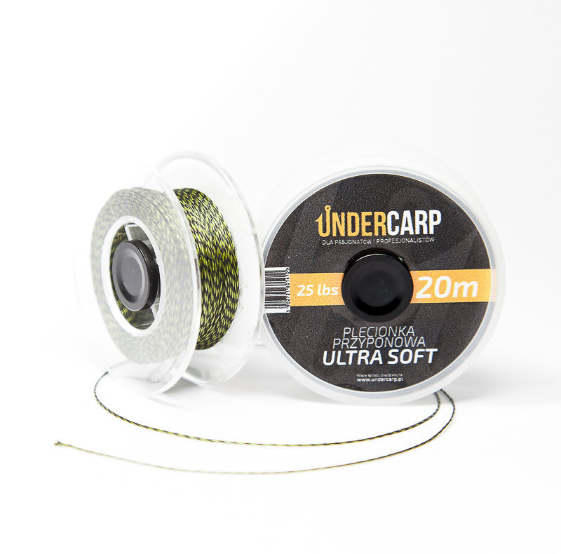 Undercarp Plecionka 20 m/25 lbs Ultra Soft zielona