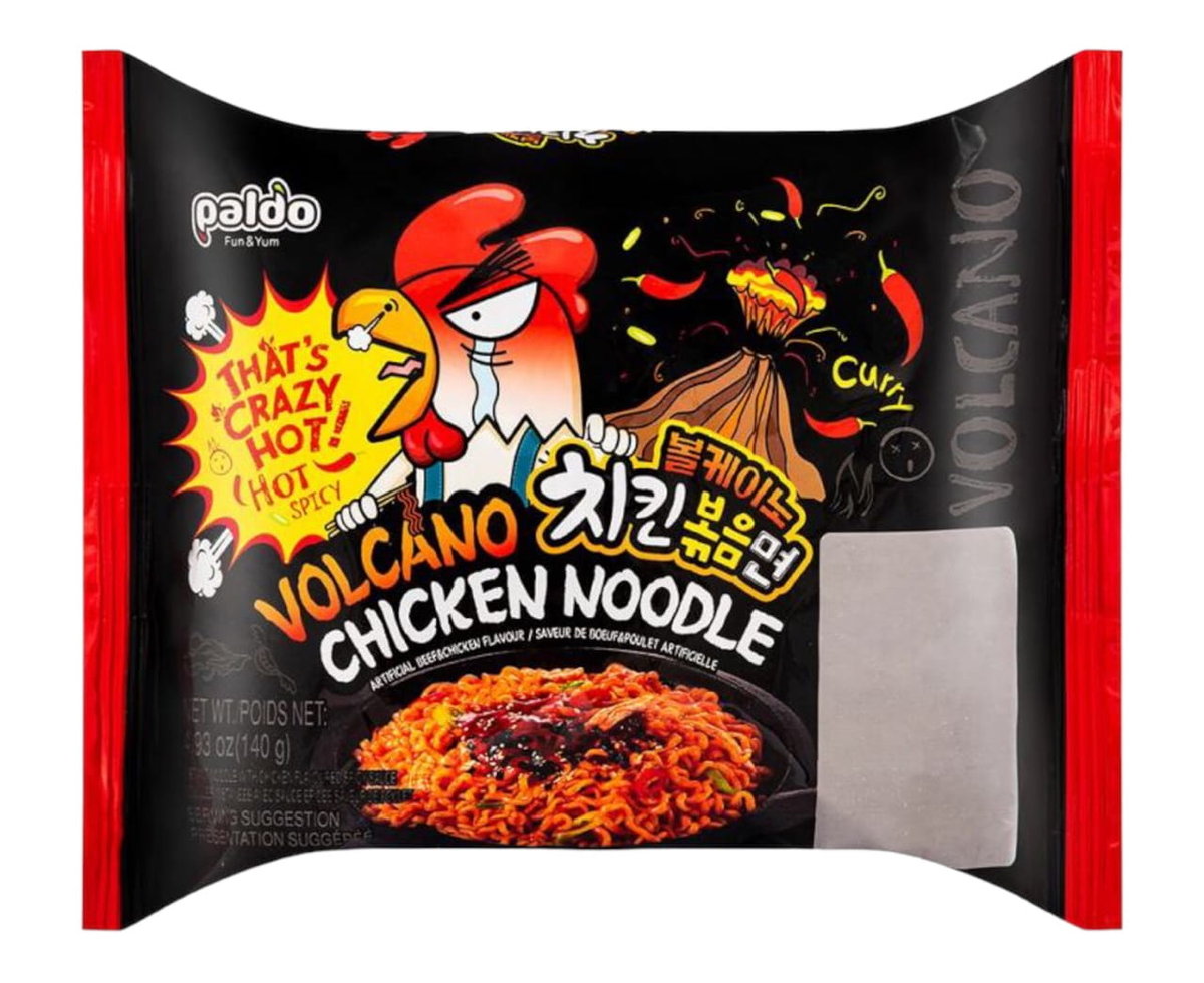 Paldo koreański makaron instant Volcano chicken noodle 140g