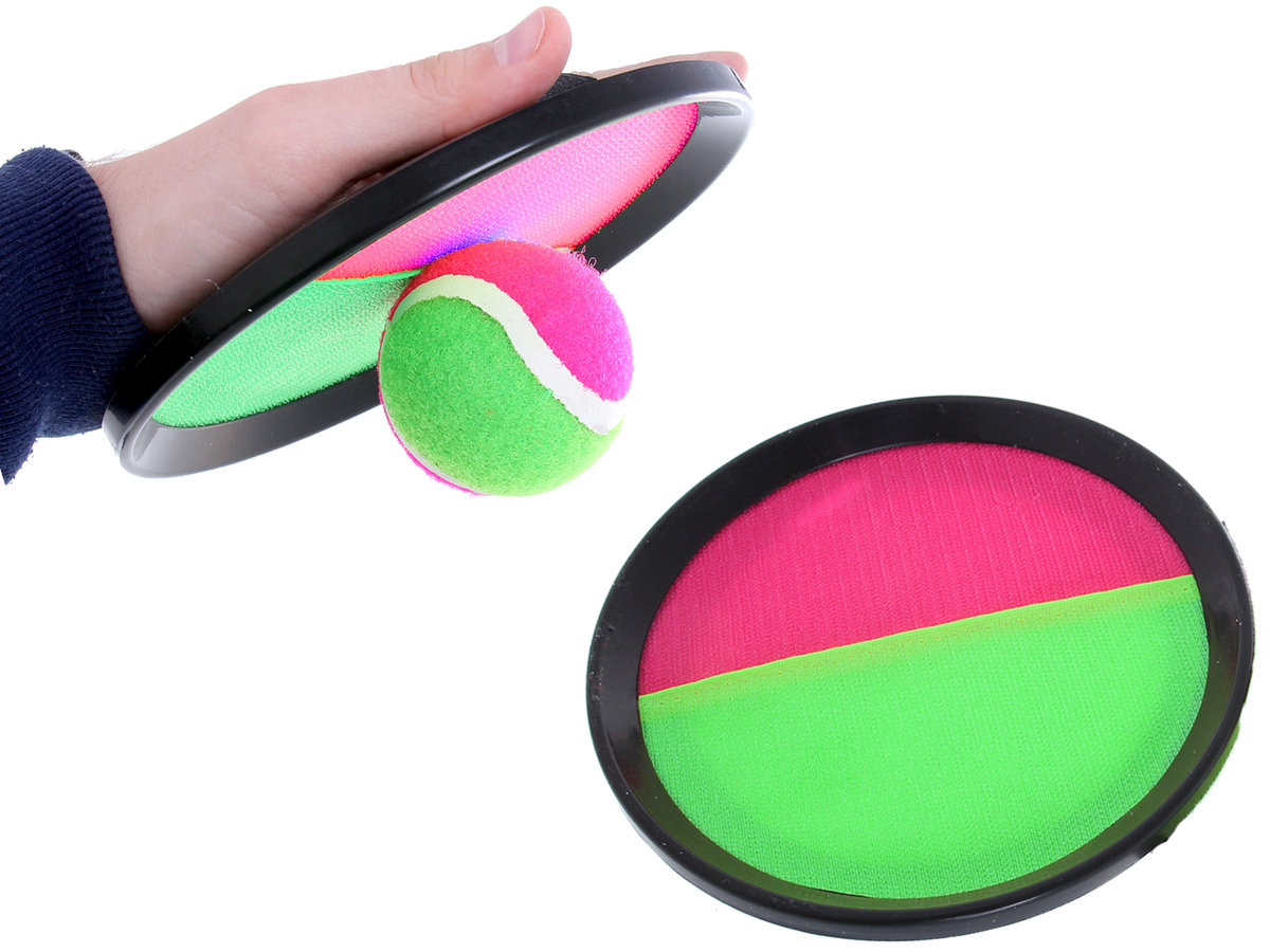 Catch Ball Gra Na Rzepy Rzucaj i Łap Zestaw Piłka