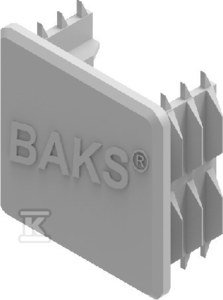 Baks Nakładka ochronna profilu aluminiowego NOWPAL40x40SR srebrna RAL9006