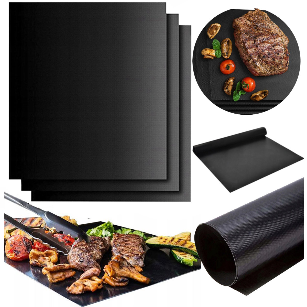 MATA NA GRILL TEFLONOWA GRIL TACKA DO PIECZENIA x3 D313