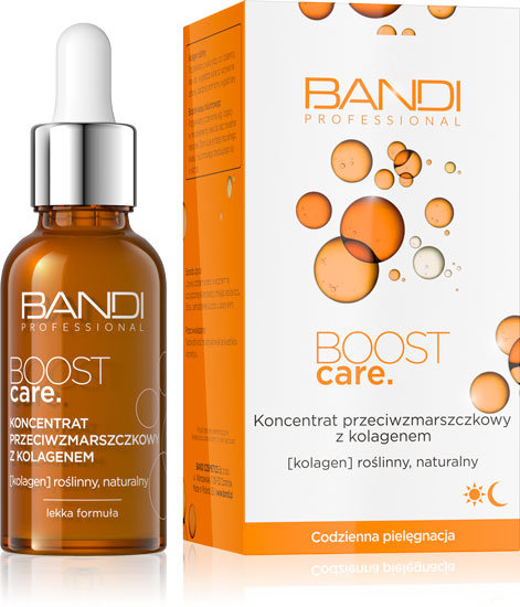 Bandi Boost Care, koncentrat przeciwzmarszczkowy z kolagenem, 30ml