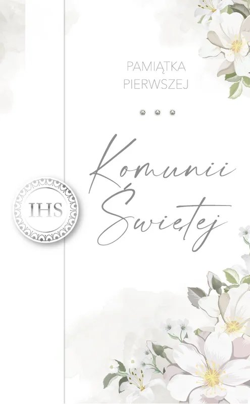 Kartka na Komunię z życzeniami LUX79