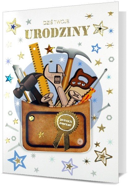 Kartka urodzinowa dla mężczyzny HM2718