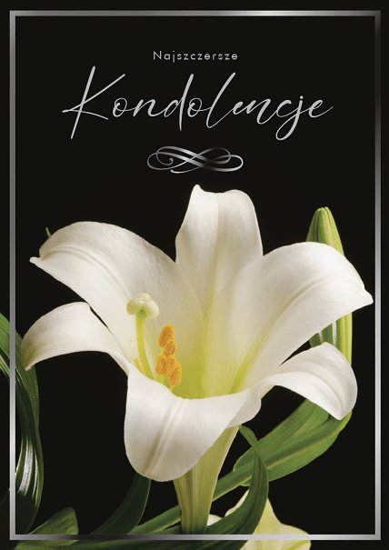 Kondolencje Kartka z życzeniami GM800