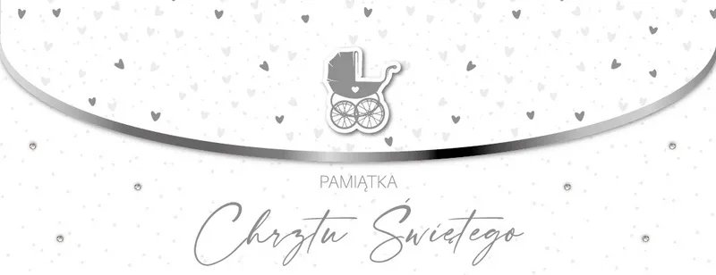 Elegancka Koperta na Chrzest z życzeniami LUX89