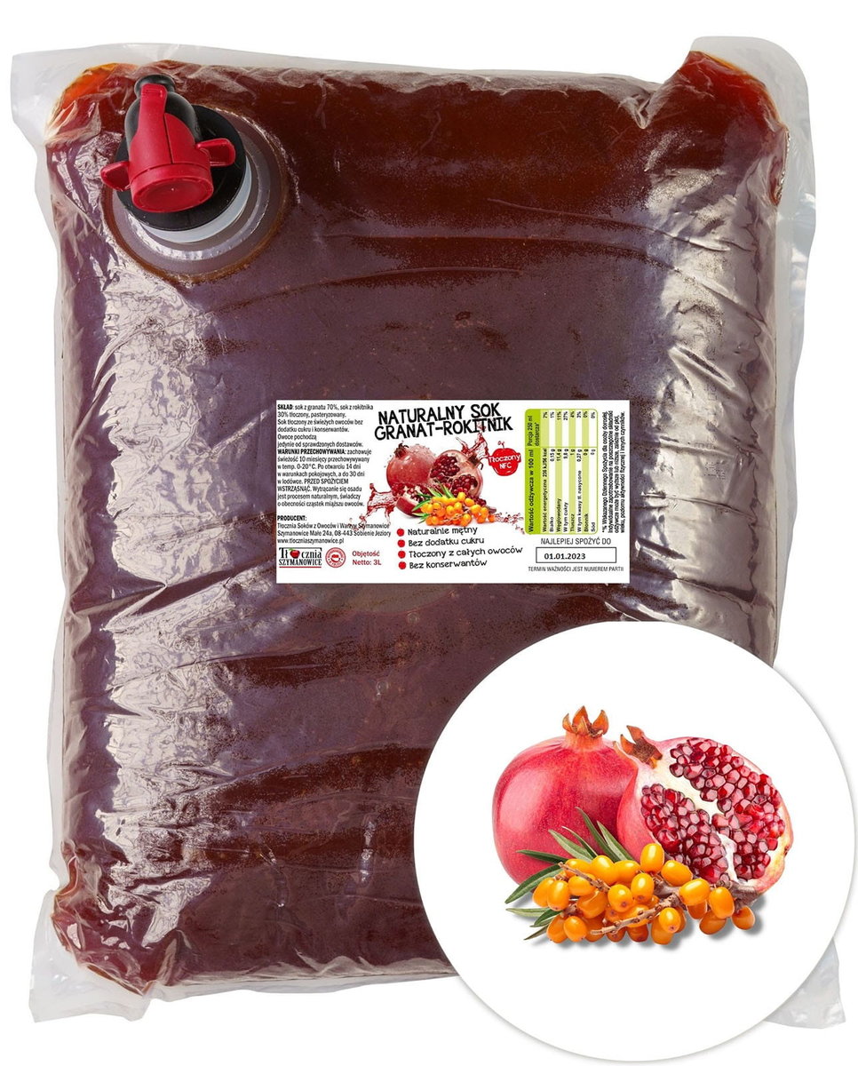 Sok z Granatów i Rokitnika 3l