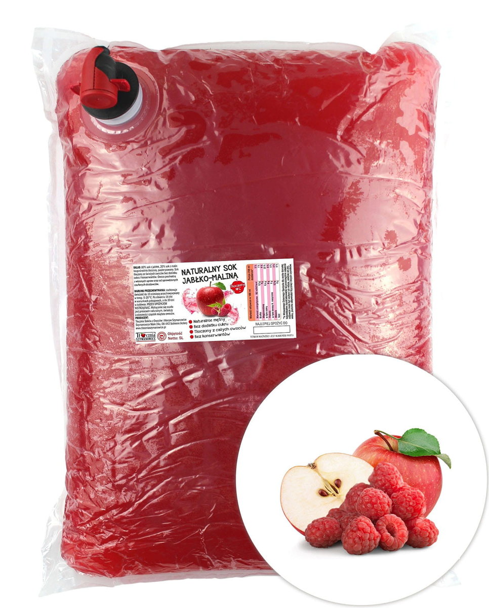 Sok Jabłko-Malina 5l