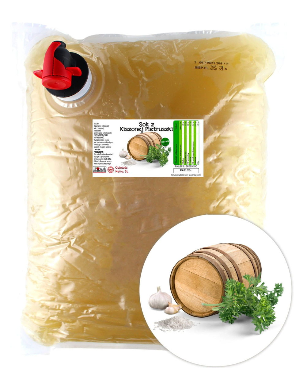 Sok z Kiszonej Pietruszki 3l