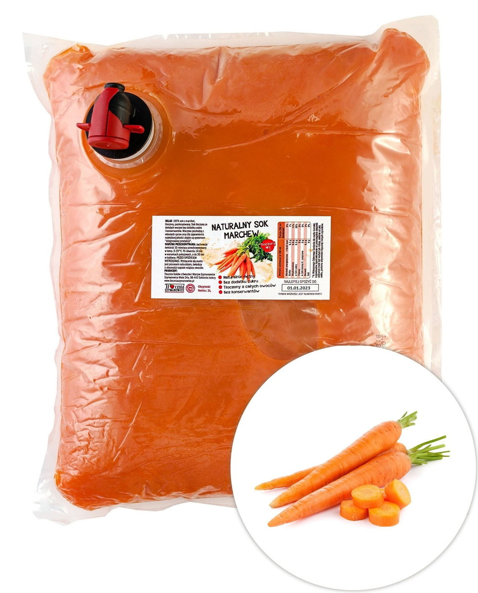 Sok z Marchwi 100% 3l