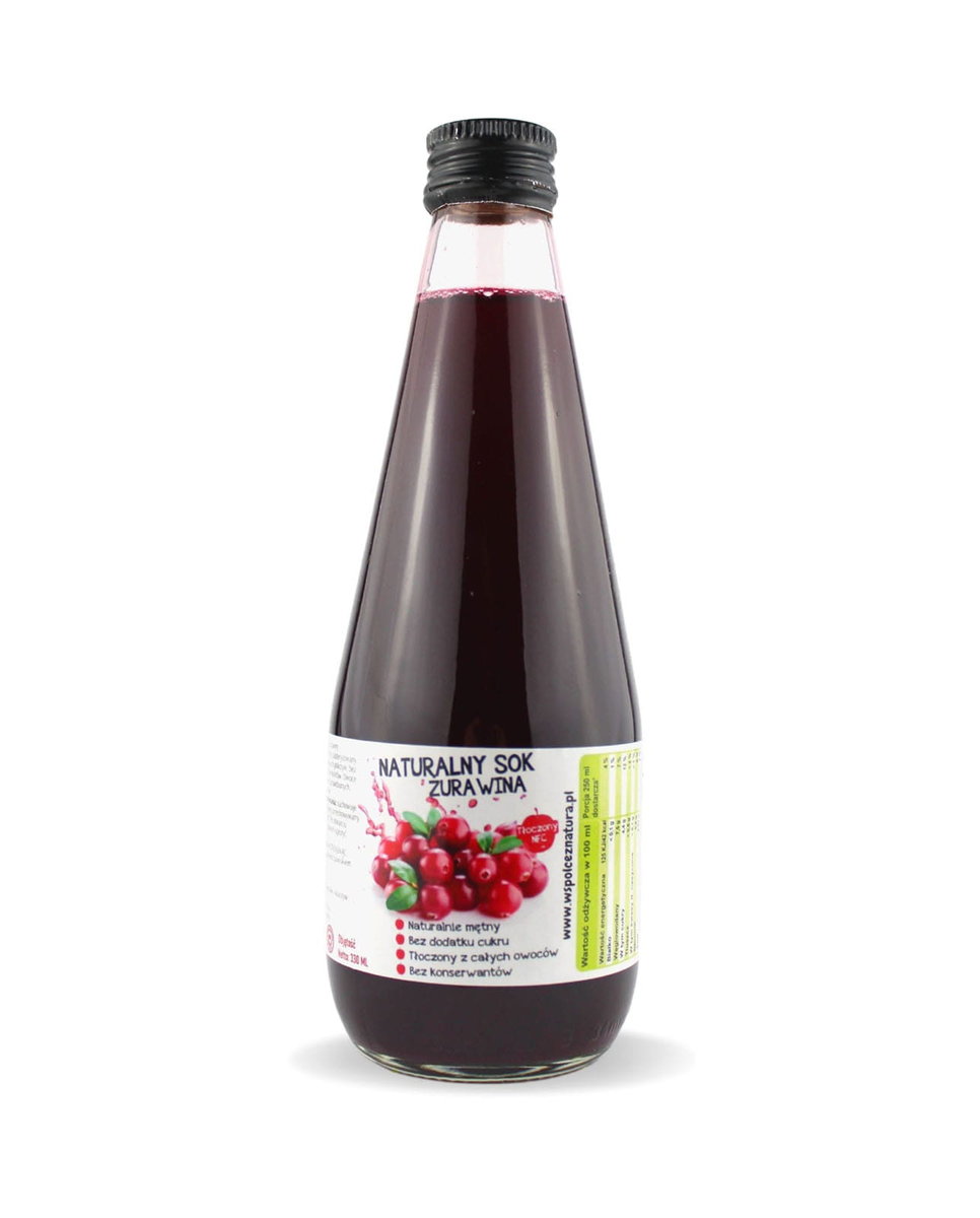 Sok z Żurawiny 100% 330ml