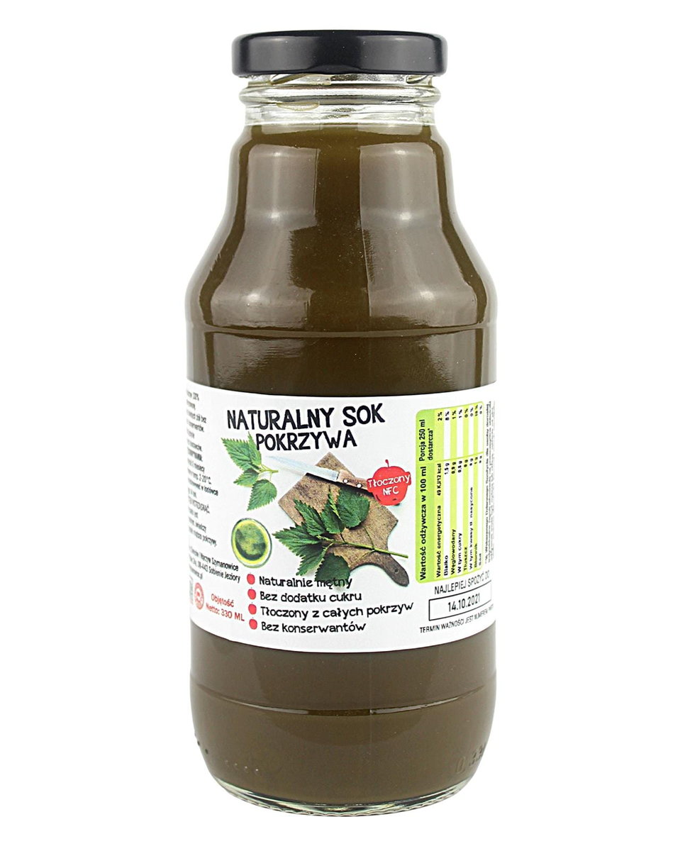 Sok tłoczony 100% Pokrzywa 330ML