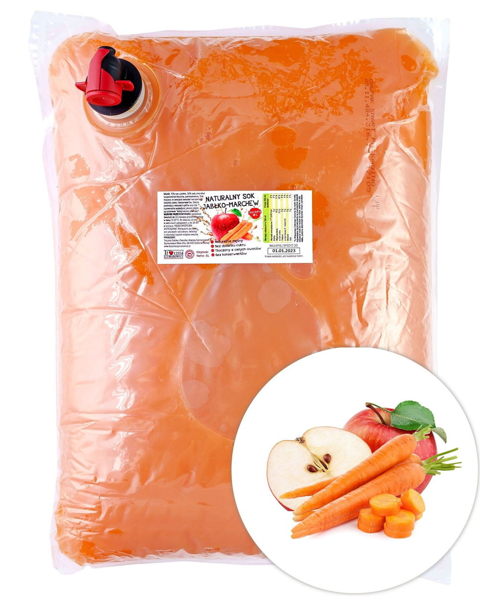 Sok z Jabłek i Marchwi 5l