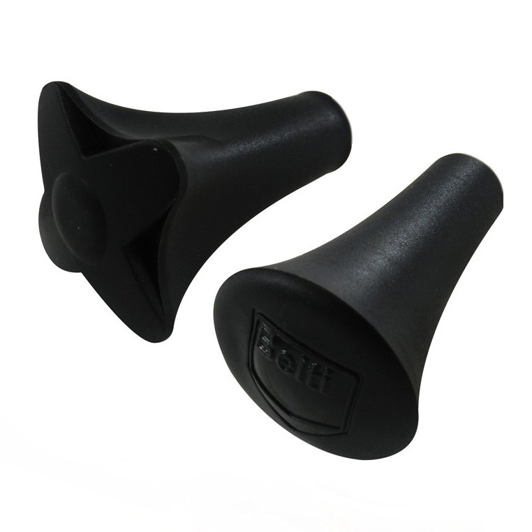 Para główek do pałki mażoretkowej BELTI GP1 czarne