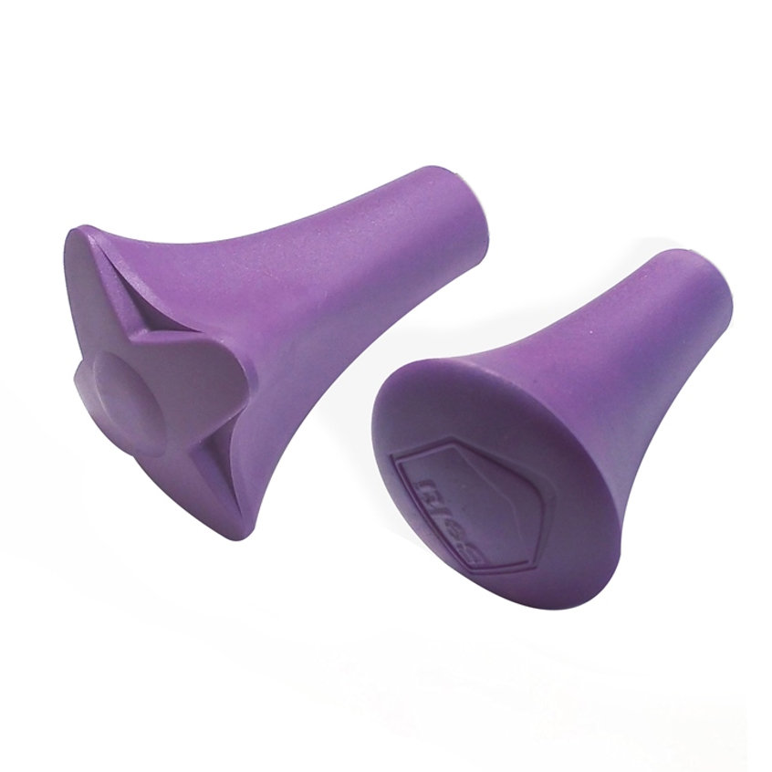 Para główek do pałki mażoretkowej BELTI GP1 fioletowe