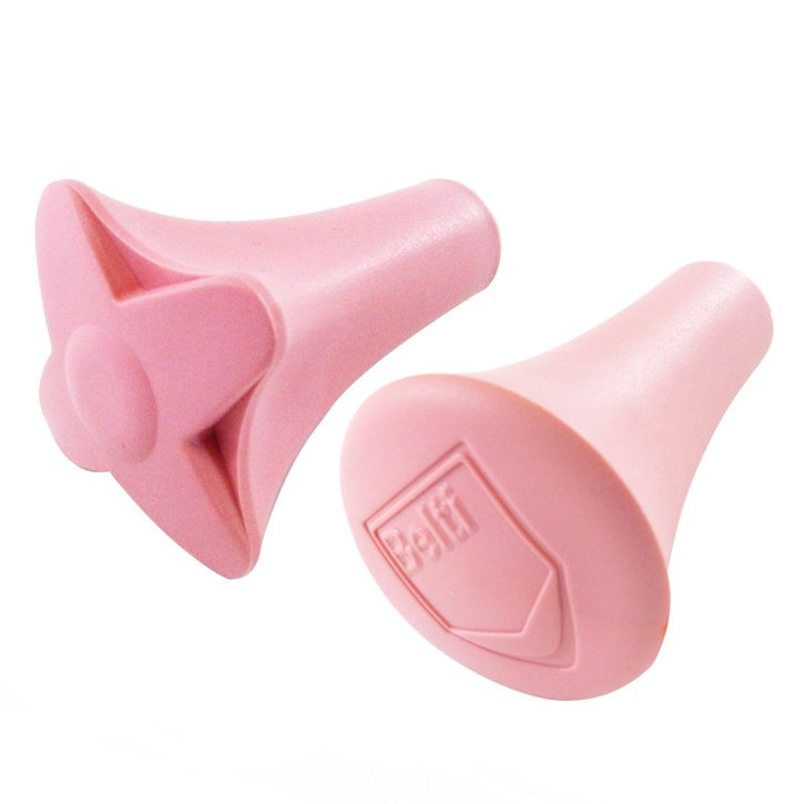 Para główek do pałki mażoretkowej BELTI GP1 różowe