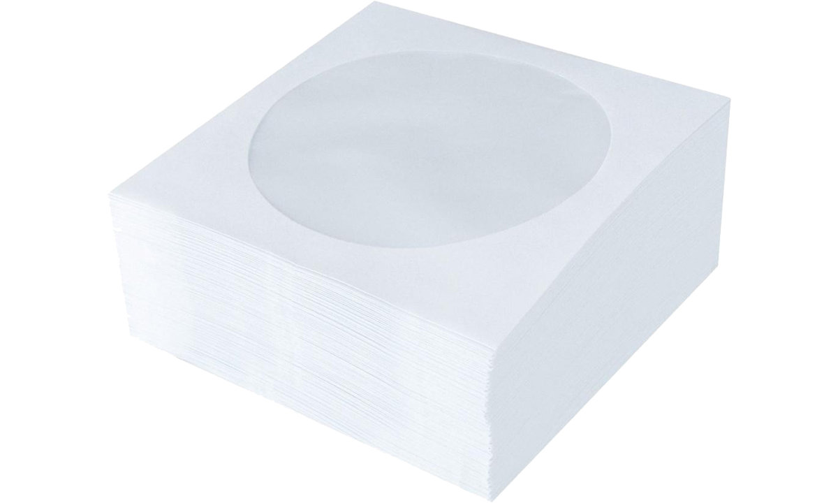 Koperty na płyty CD z okienkiem 124 x 127 100 szt