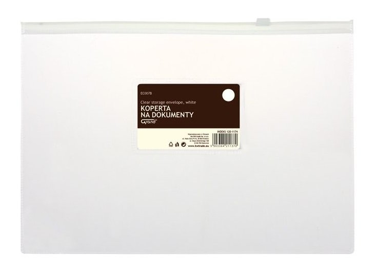 PANTA PLAST Teczka A4 PVC na suwak niebie płask.0410-0022-03