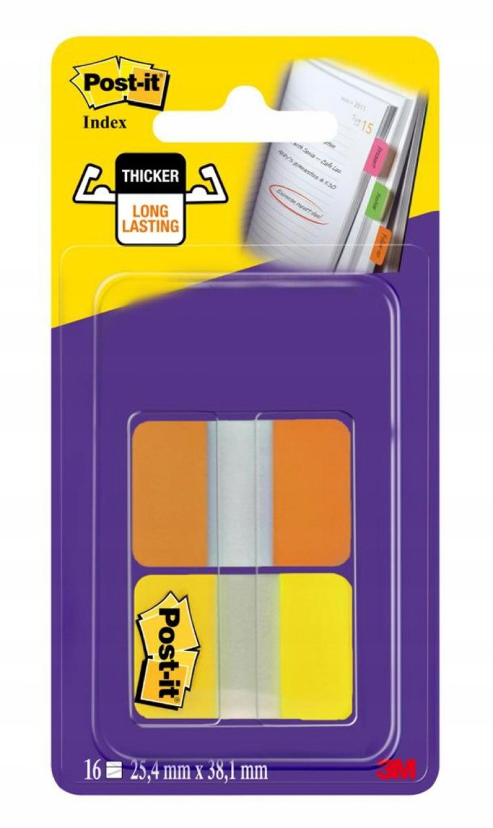 Zakładki indeksujące Post-it Strong 25x38mm 2x8