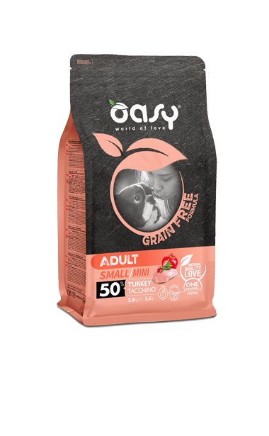 Oasy One Protein Grain Free Mini Adult Indyk 800G