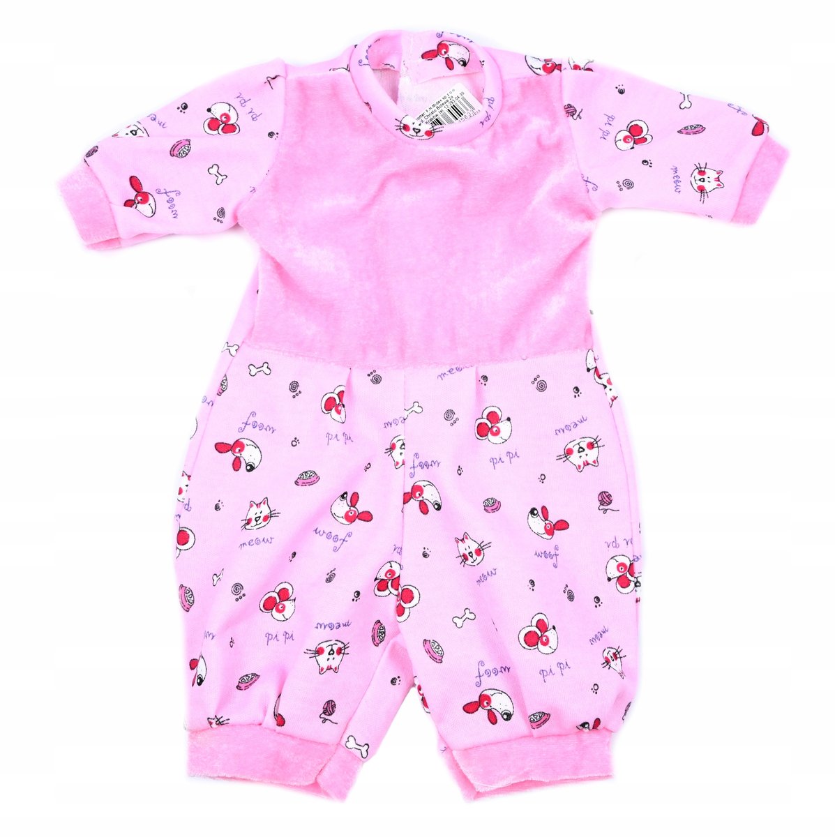 RÓŻOWE ŚPIOSZKI UBRANKO DLA LALKI BOBAS