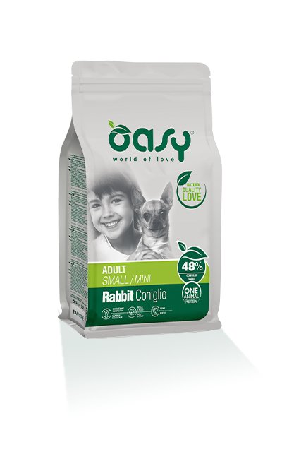 Oasy One Protein Mini Adult Królik 800G