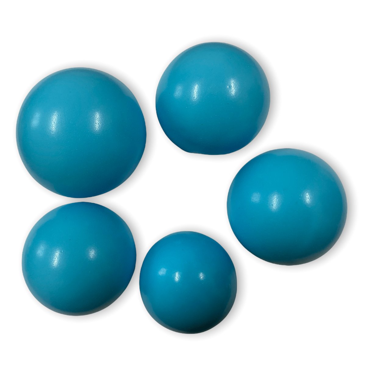 Kule żelatynowe niebieskie zestaw 5 szt