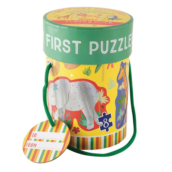 Dżungla puzzle  dla początkujących 4 w 1