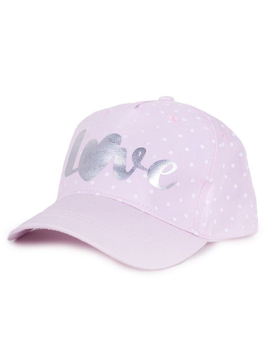 Czapka z daszkiem bejsbolówka dziewczęca Love 46-50
