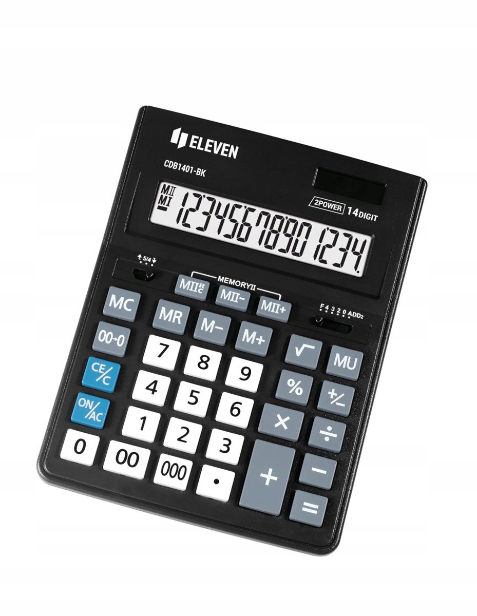Kalkulator biurowy 14-cyfrowy Eleven CDB1401-BK