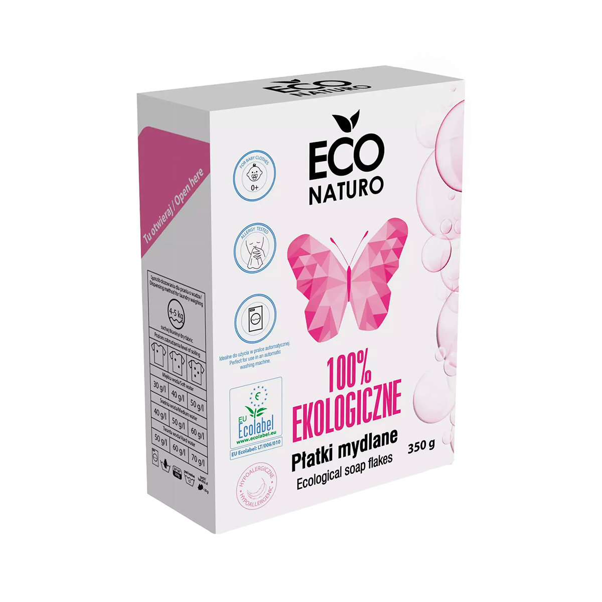 Ekologiczne Płatki Mydlane 350G EcoNaturo