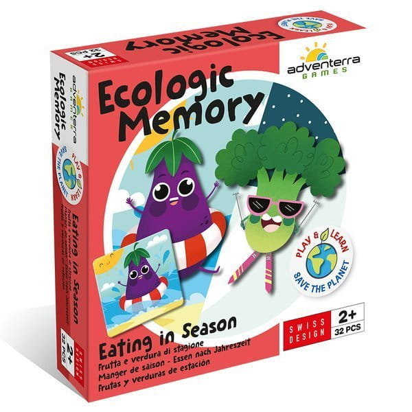 Adventerra Games Gra edukacyjna memory dla dzieci Sezonowe Owoce i Warzywa  Eating in Season Adventerra Games mamytomy-271-0