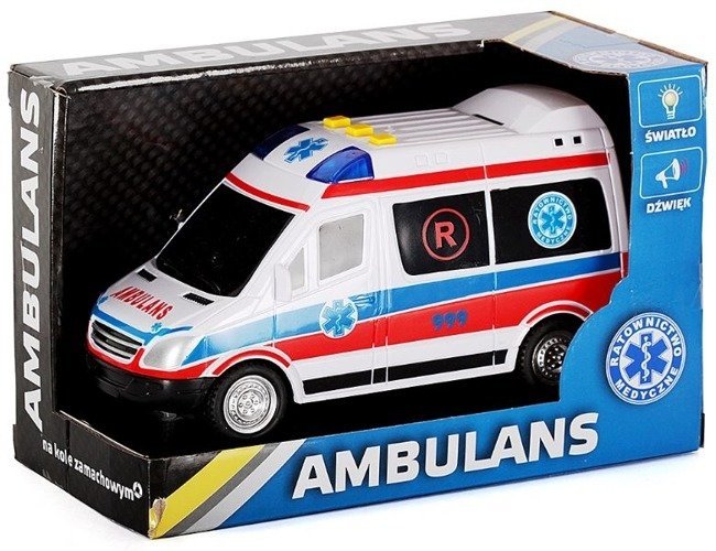 Ambulans Karetka Pogotowia Samochód Światło Dźwięk
