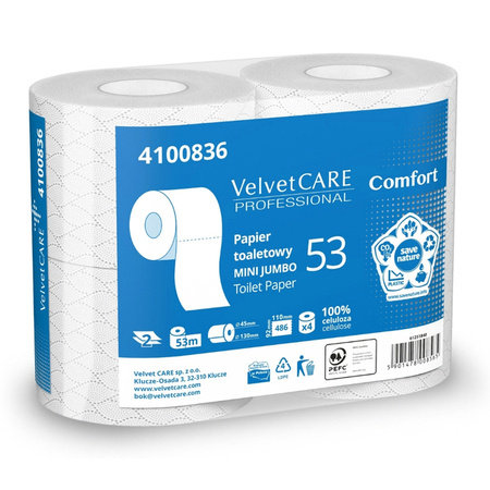 Papier Toaletowy Velvet Comfort 53 M Biały