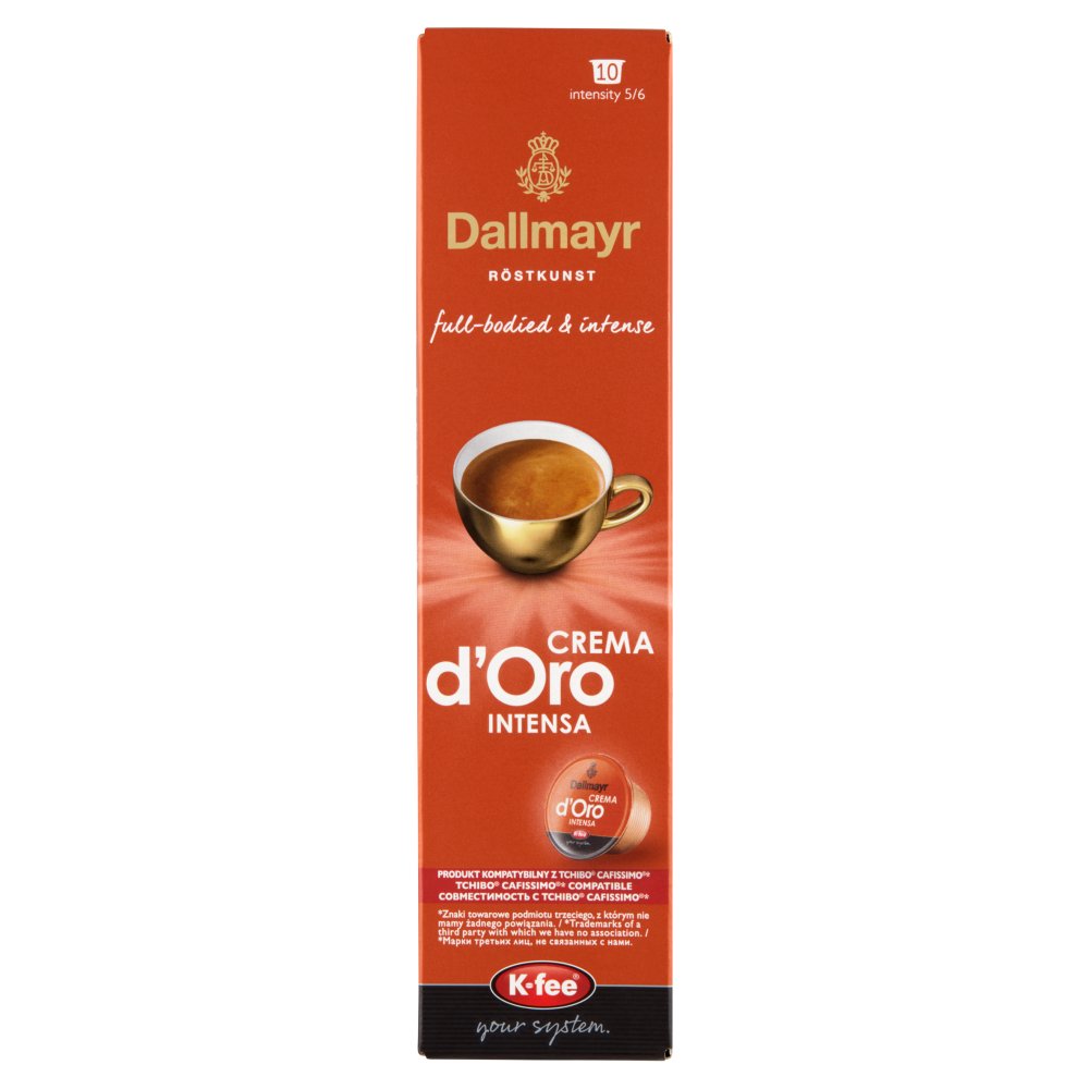 Dallmayr Kapsułki Tchibo CAFISSIMO CREMA d'Oro intensa 10sztuk L0148K1015