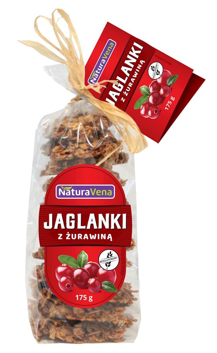 Lumarko Ciastka Jaglanki Z Żurawiną Bezglutenowe 175 G !