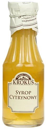 Krokus Syrop cytrynowy bezglutenowy 375 g