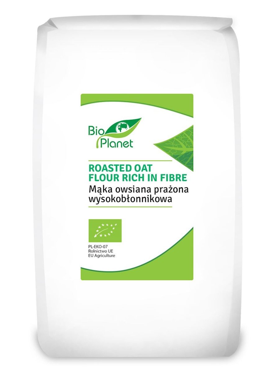 Bio Planet Mąka owsiana prażona wysokobłonnikowa 800 g Bio