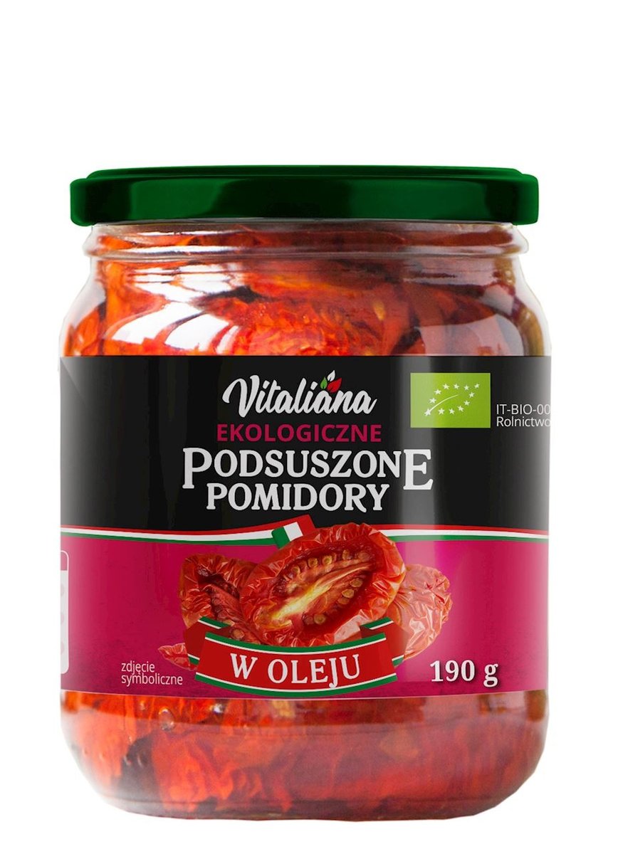NaturaVena Pomidory Suszone w Oleju 190g - NaturaVena NAVPOMPODSOLE