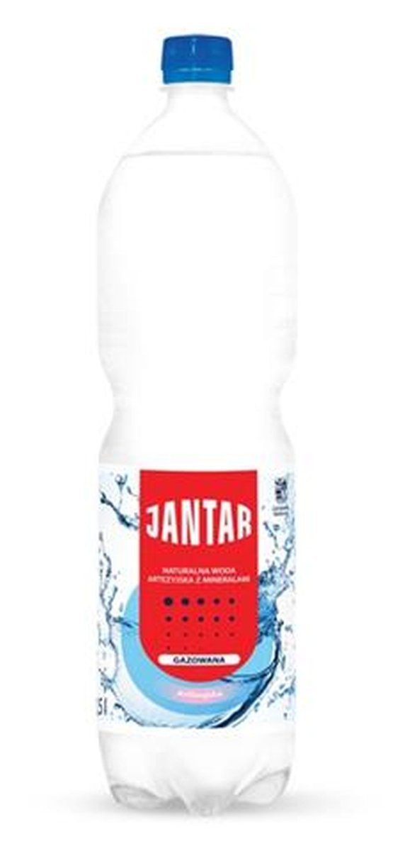 Jantar Woda mineralna gazowana 1,5 l 5907651240043