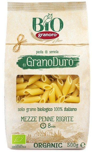 Granoro Makaron mezze penne rigate BIO 500 g 8007290134066