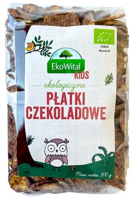 EKOWITAL Płatki czekoladowe BIO 300 g