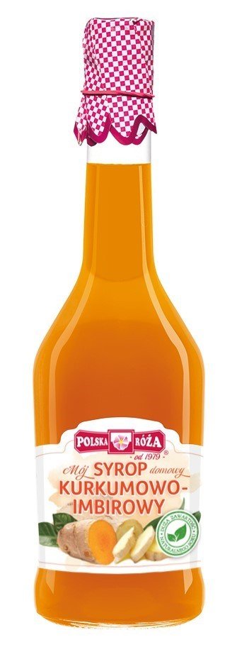 Polska Róża Syrop kurkumowo-imbirowy 500ml 11POLSYRKU