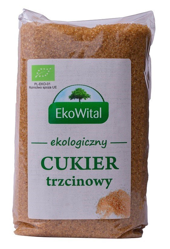 Cukier trzcinowy BIO 1 kg EkoWital