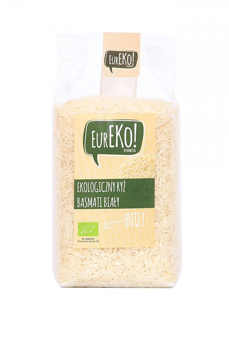 Ryż basmati biały BIO 500 g Eureko 5908249972407