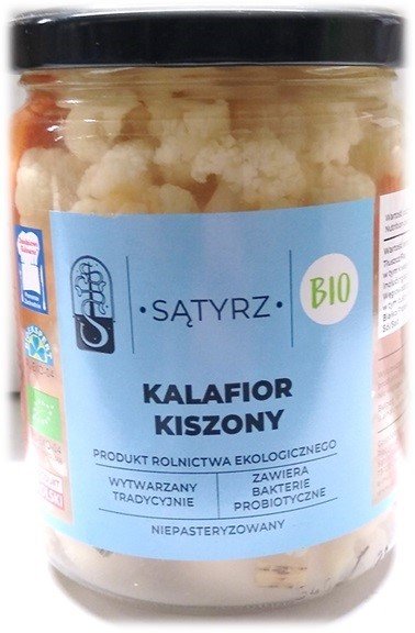 SĄTYRZ Kalafior kiszony BIO 300 g