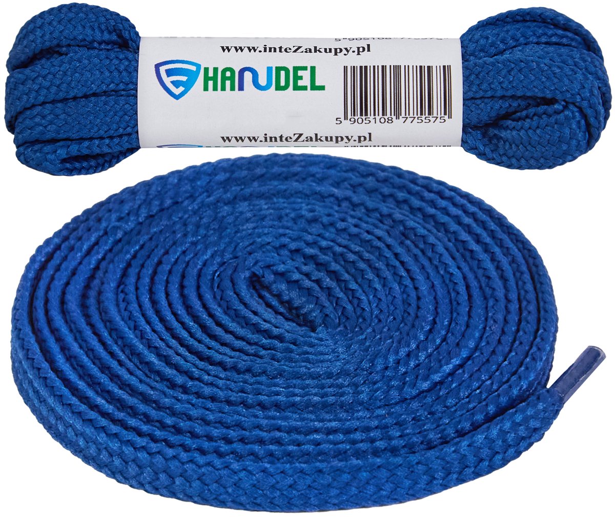 Sznurówki Sznurowadła Niebieskie płaskie 150cm