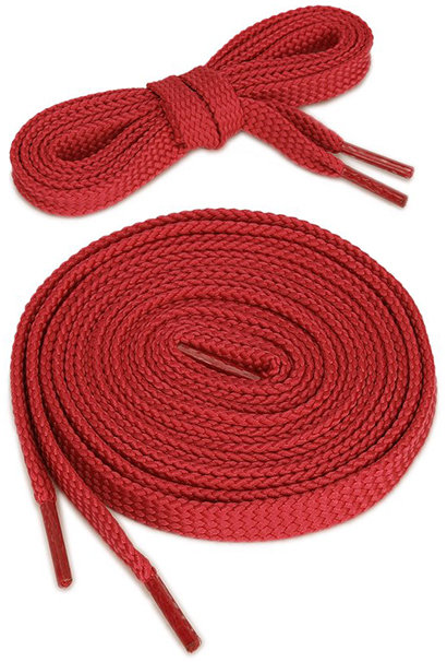 Sznurówki Sznurowadła Czerwone płaskie 150cm