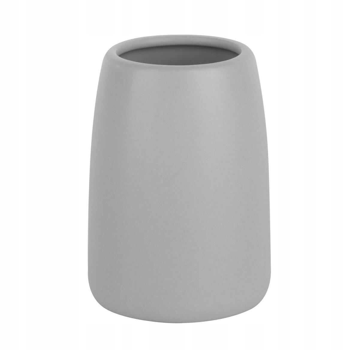 KUBEK ŁAZIENKOWY NA SZCZOTECZKI ALBANO SZARY