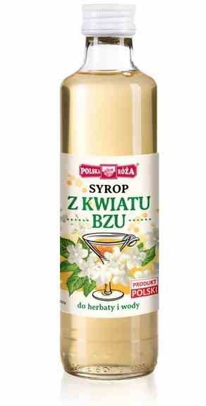 Polska Róża Syrop z kwiatu czarnego bzu 250 ml